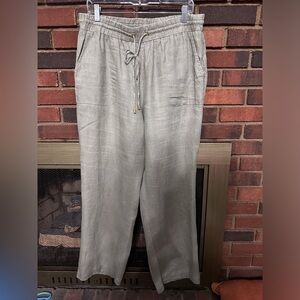 🛍️ Ellen Tracy wide leg pants with elastic waist+ drawstring Size L